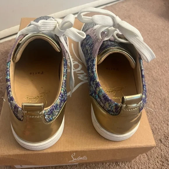 Christian Louboutin authentic sneakers for women size 36 sparkly look - Picture 4 of 7